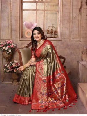 TISSUE SILK SAREE