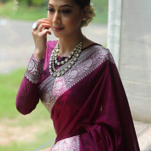 Ruhani Gulab – The Warm Silk Katan Elegance