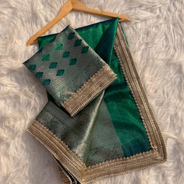 Noor-e-Firoza Banarasi Tissue Silk Saree